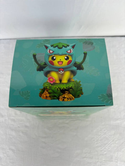 Pokemon Pikachu Cosplay Venusaur Action Figure Statue 12cm