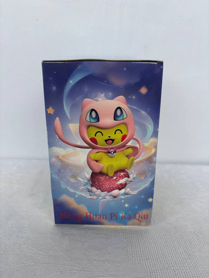 Pokemon Pikachu Cosplay Mew Action Figure Statue 12cm