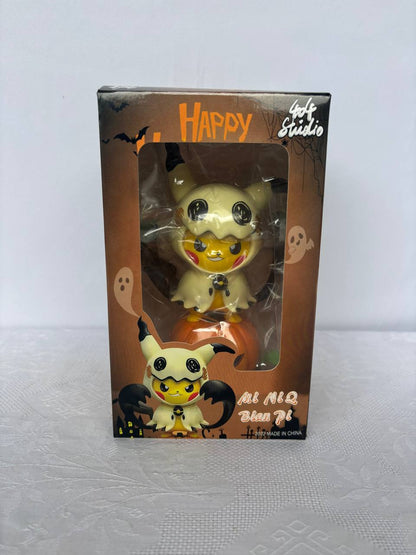 Pokemon Pikachu Halloween Mew Action Figure Statue 12cm