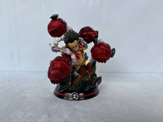 OnePiece Monkey D. Luffy Gear 4 Action Figure Statue 14cm