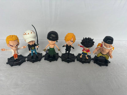 OnePiece Set 6 Mini Action Figure Statue