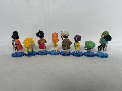 OnePiece Set 8 Mini Action Figure Statue