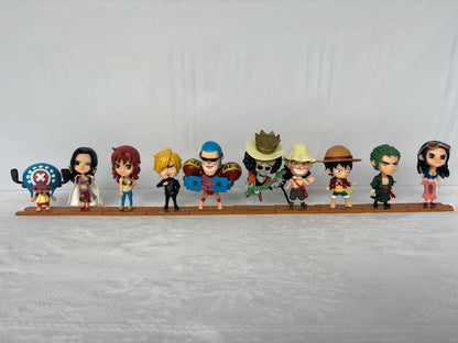 OnePiece Set 10 Mini Action Figure Statue