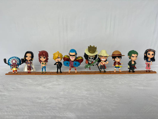 OnePiece Set 10 Mini Action Figure Statue