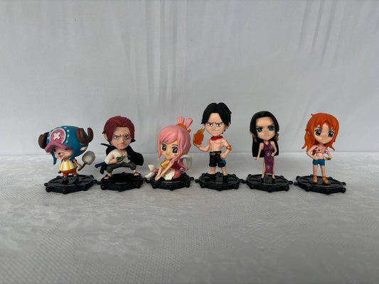 OnePiece Set 6 Mini Action Figure Statue