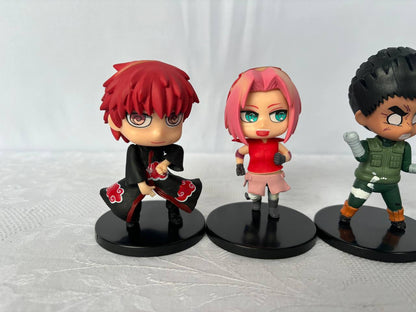 Naruto 6 Mini Action Figure Statue 10cm