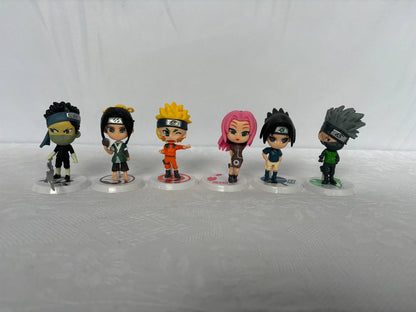 Naruto 6 Mini Action Figure Statue 10cm