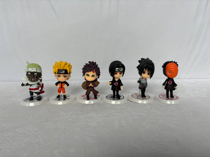 Naruto 6 Mini Action Figure Statue 10cm