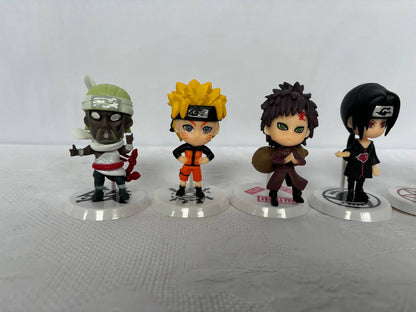 Naruto 6 Mini Action Figure Statue 10cm