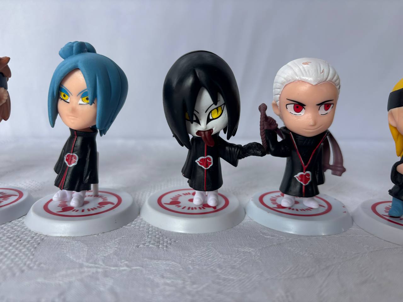 Naruto Akatsuki Set 10 Mini Action Figure Statue 10cm