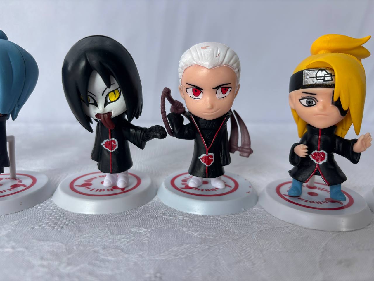 Naruto Akatsuki Set 10 Mini Action Figure Statue 10cm