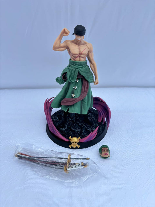 One Piece Roronoa Zoro Action Figure Statue 35cm