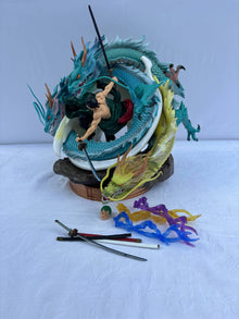 One Piece Roronoa Zoro Action Figure Statue 35cm