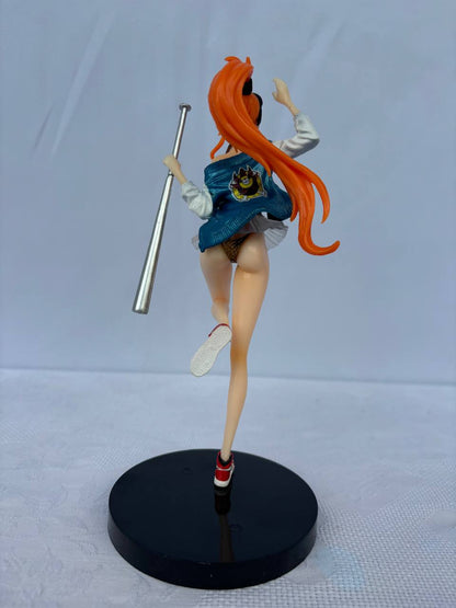 One Piece Nami Baseball Action Figure Statue 20cm