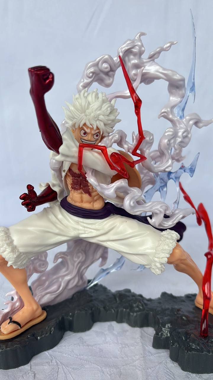 One Piece Monkey D. Luffy Gear 5 Action Figure Statue