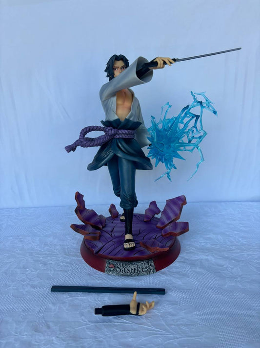 Naruto Sasuke Uchiha Action Figure Statue 28cm