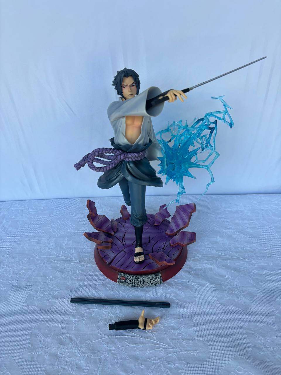 Naruto Sasuke Uchiha Action Figure Statue 28cm