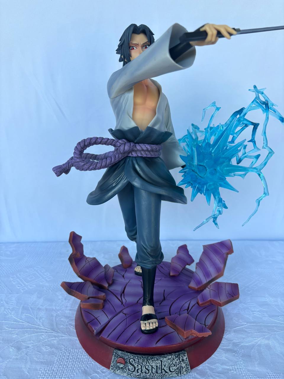 Naruto Sasuke Uchiha Action Figure Statue 28cm