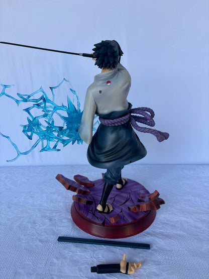 Naruto Sasuke Uchiha Action Figure Statue 28cm