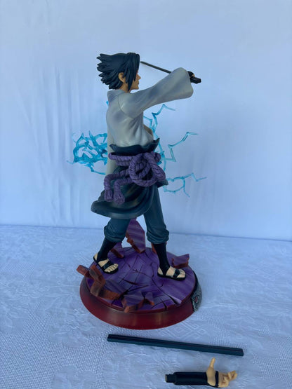 Naruto Sasuke Uchiha Action Figure Statue 28cm