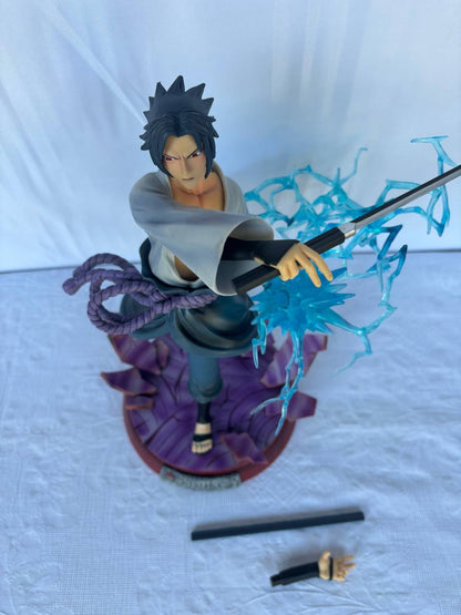 Naruto Sasuke Uchiha Action Figure Statue 28cm