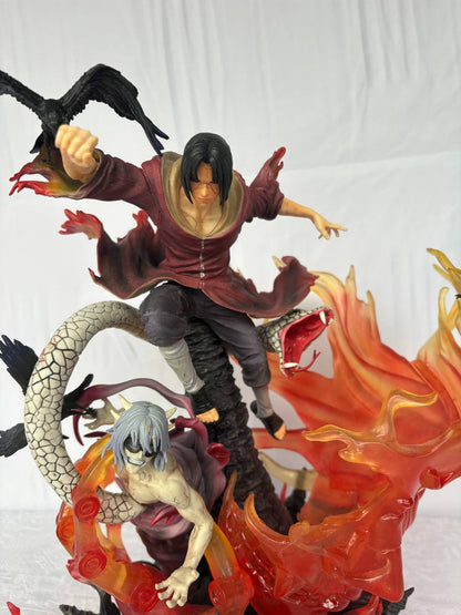 Naruto Itachi Uchiha and Kabuto Action Figure Statue 40cm