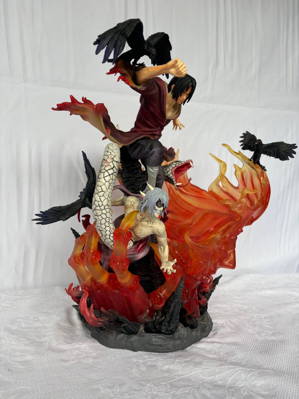 Naruto Itachi Uchiha and Kabuto Action Figure Statue 40cm