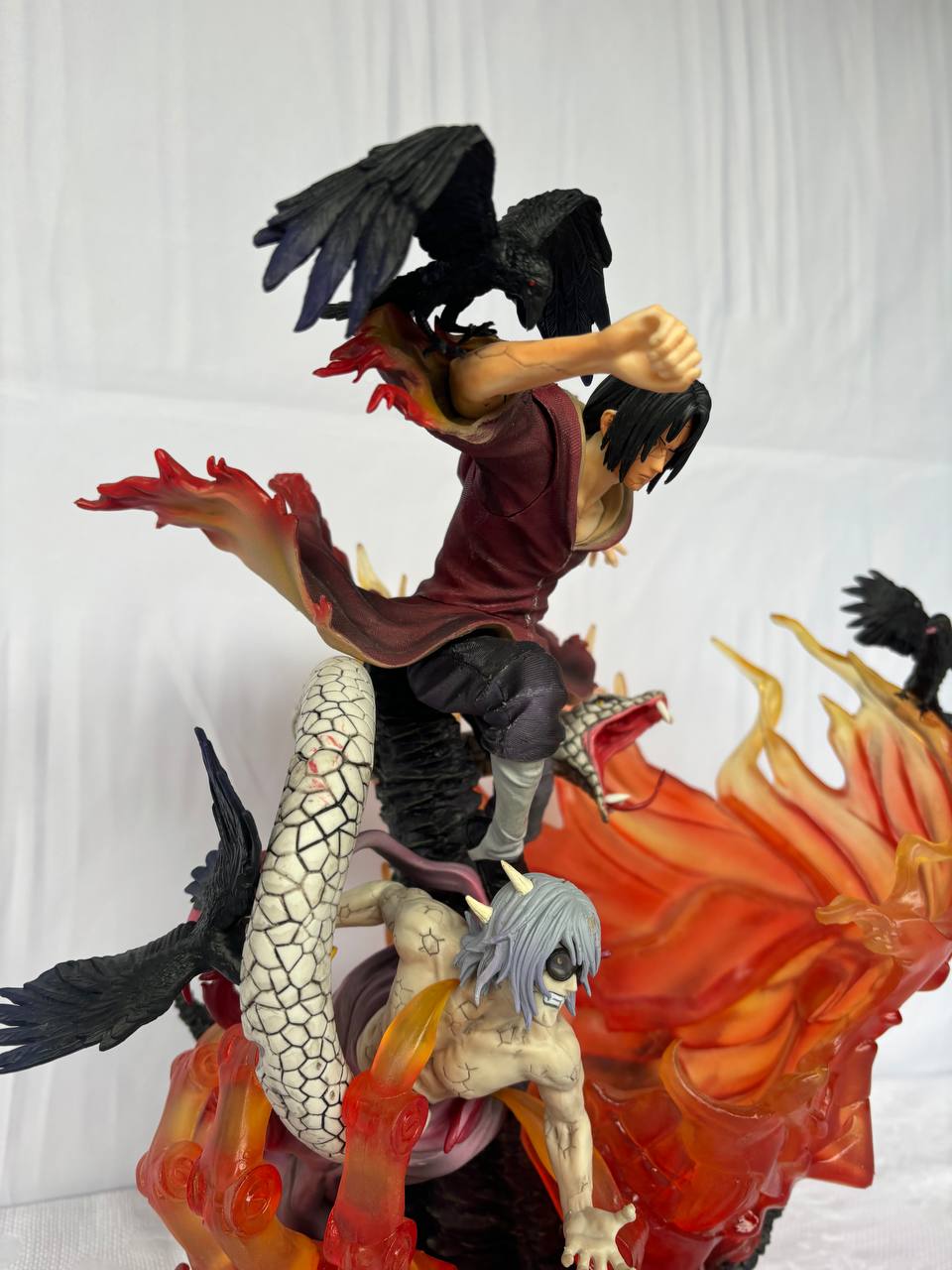 Naruto Itachi Uchiha and Kabuto Action Figure Statue 40cm