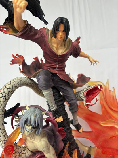 Naruto Itachi Uchiha and Kabuto Action Figure Statue 40cm