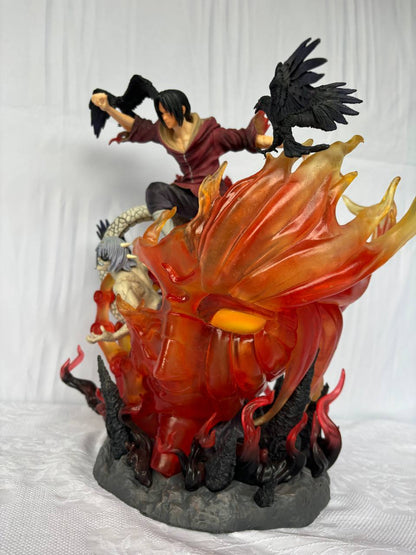 Naruto Itachi Uchiha and Kabuto Action Figure Statue 40cm