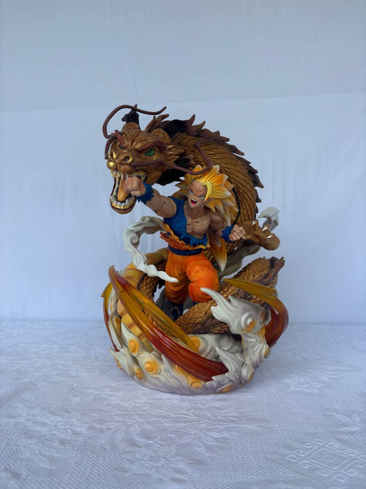 Dragon Ball Goku Super Saiyan 3 Action Figure Statue 30cm