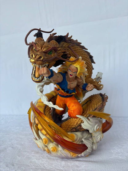 Dragon Ball Goku Super Saiyan 3 Action Figure Statue 30cm