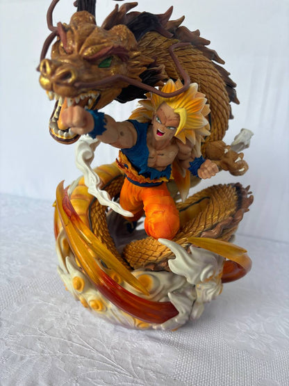 Dragon Ball Goku Super Saiyan 3 Action Figure Statue 30cm