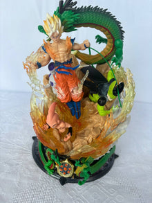 Dragon Ball Goku Cell Freezer Kid Buu Action Figure Statue 24cm