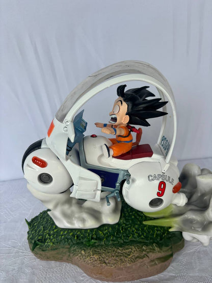 Dragon Ball Goku Motor Action Figure Statue 21cm