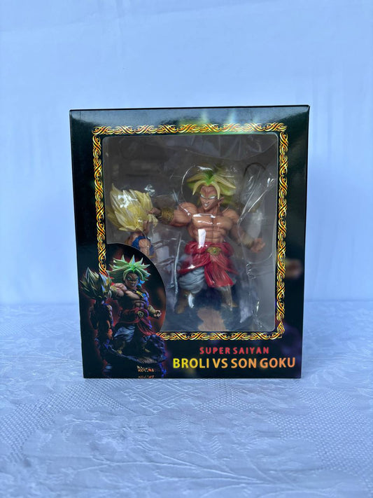 Dragon Ball Broly and Goku Action Figure Statue 19cm