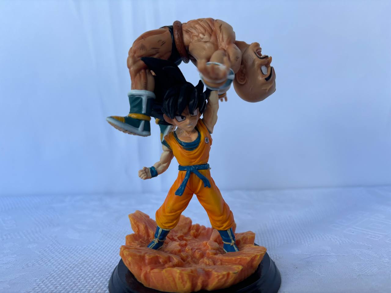 Dragon Ball Goku and Nappa Action Figure Statue 12cm