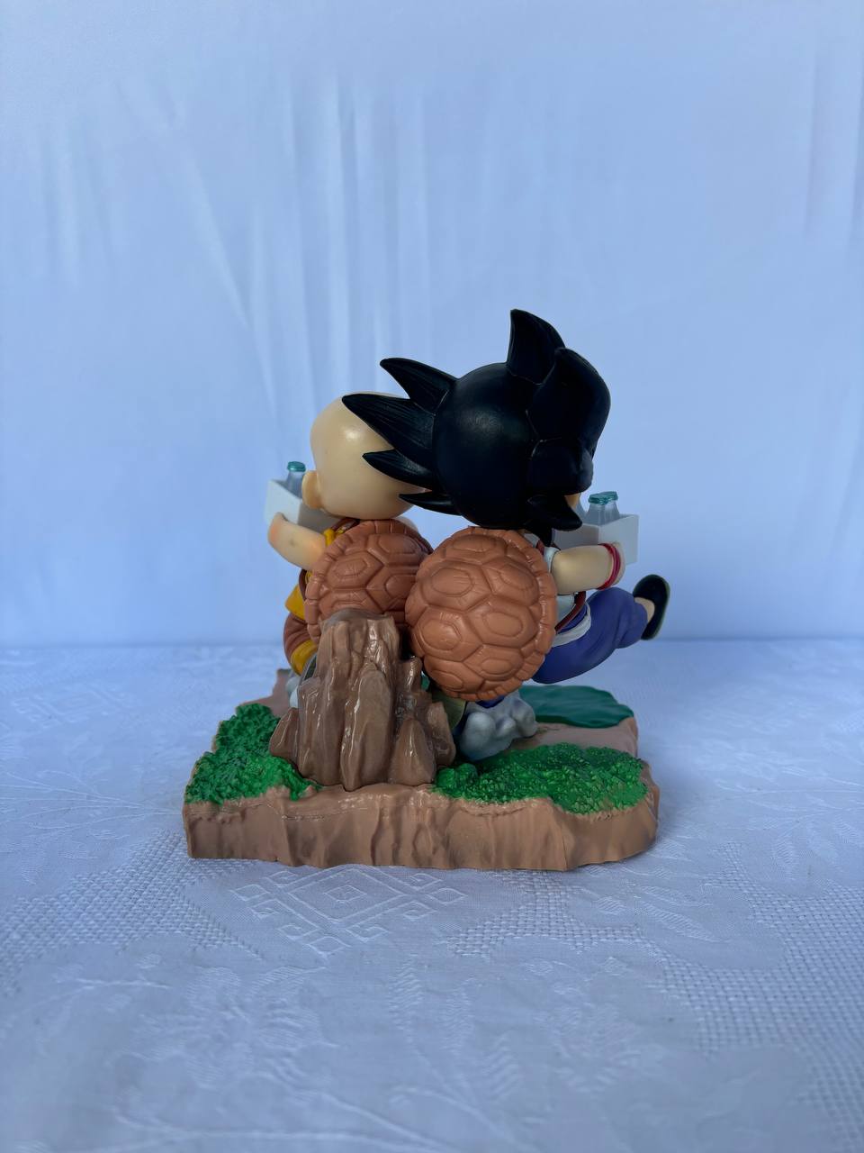 Dragon Ball Crilin and Goku Action Figure Statue 15cm