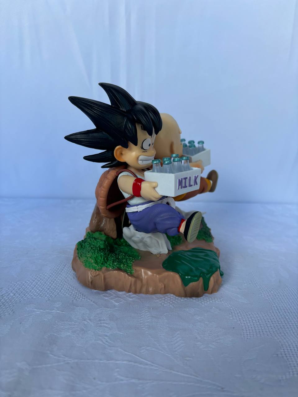 Dragon Ball Crilin and Goku Action Figure Statue 15cm