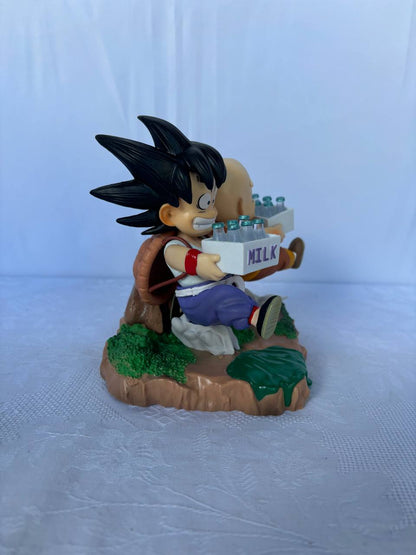 Dragon Ball Crilin and Goku Action Figure Statue 15cm