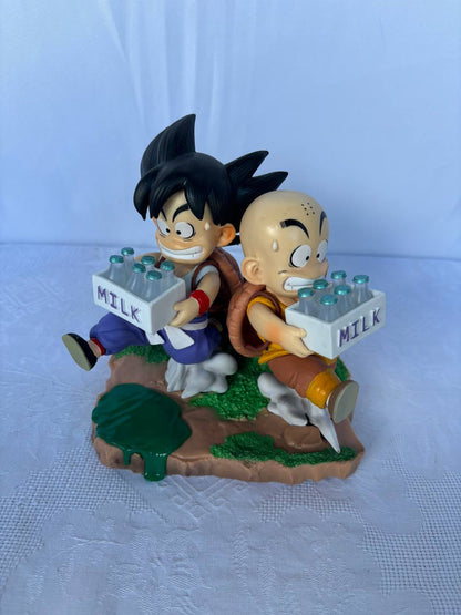 Dragon Ball Crilin and Goku Action Figure Statue 15cm