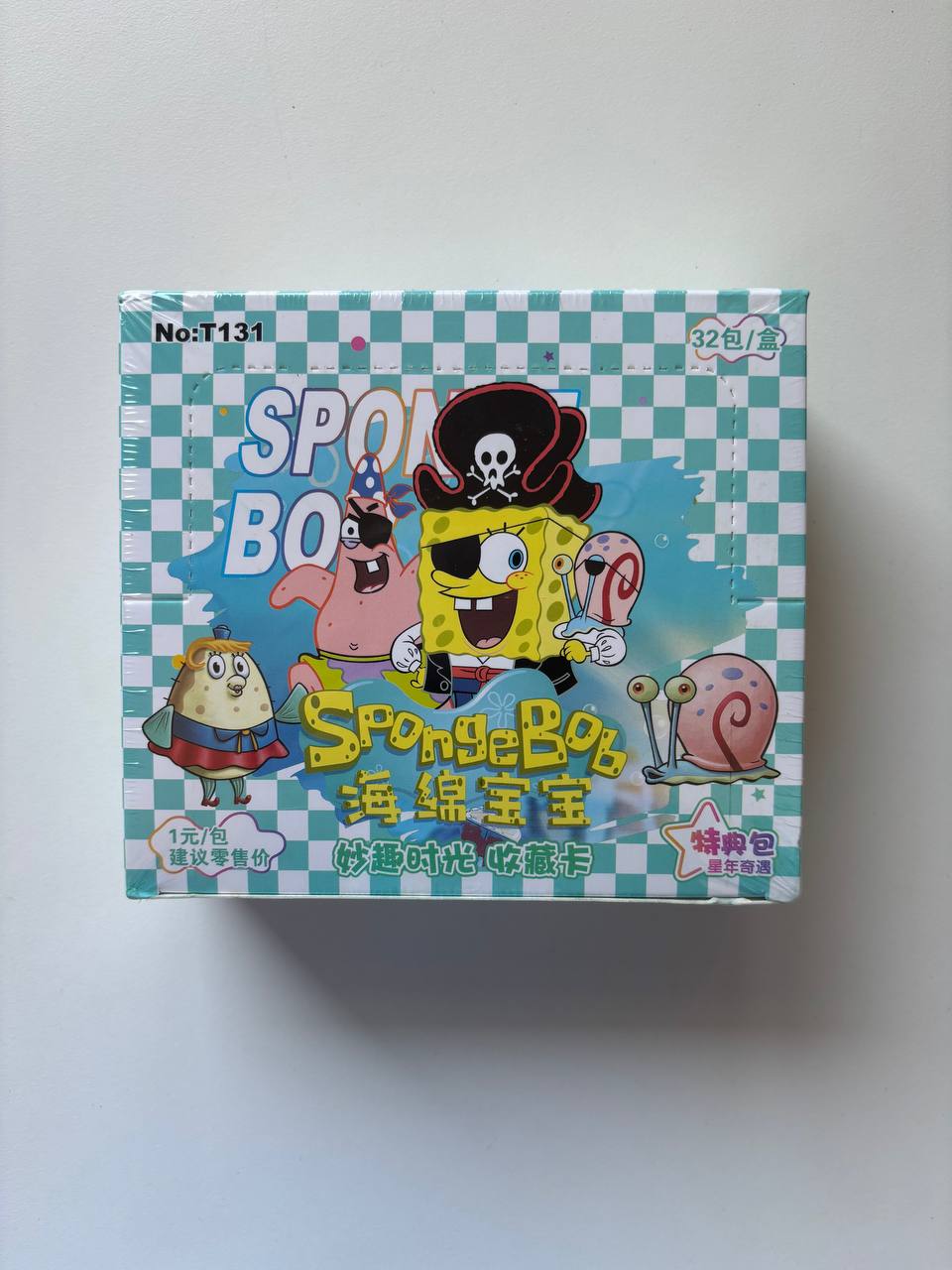 Spongebob 2m01 Display Card Box Sealed