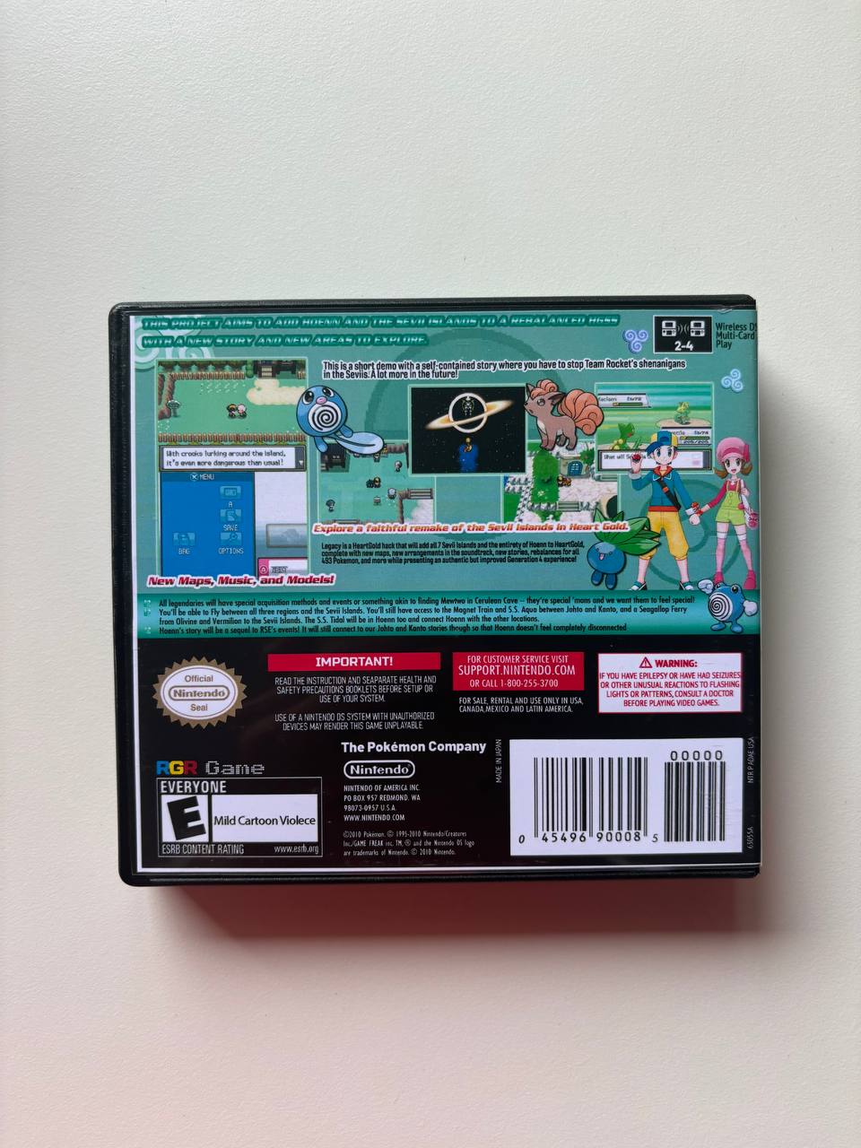 Pokemon Legacy Edition Version Nintendo DS