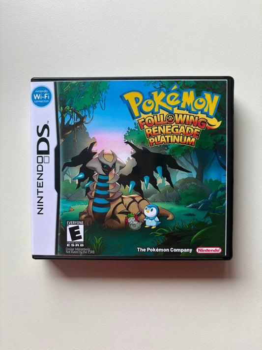 Pokemon Following Renegade Platinum Version Nintendo DS