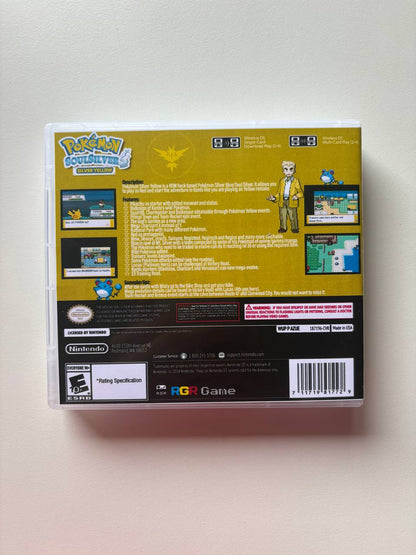 Pokemon Silver Yellow Version Nintendo DS