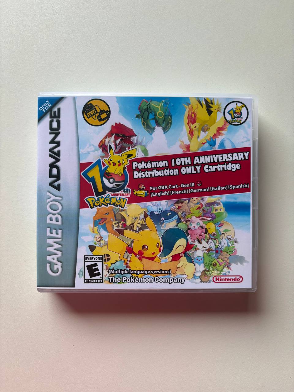 Pokemon 10TH Anniversary Distribution GameBoy Advance