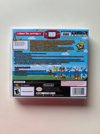 Pokemon 10TH Anniversary Distribution GameBoy Advance