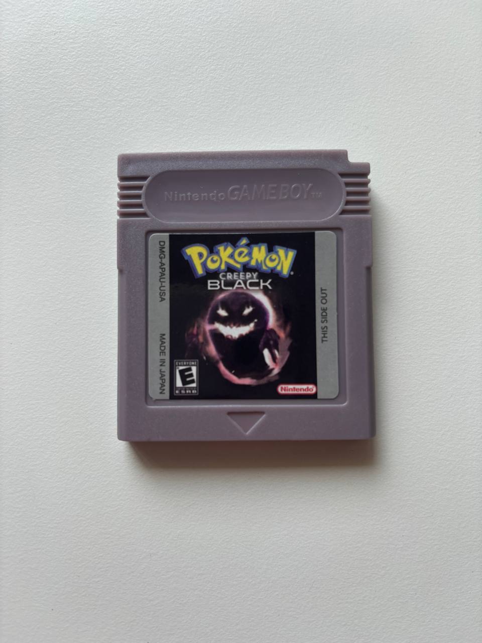 Pokemon Creepy Black Version GameBoy Color