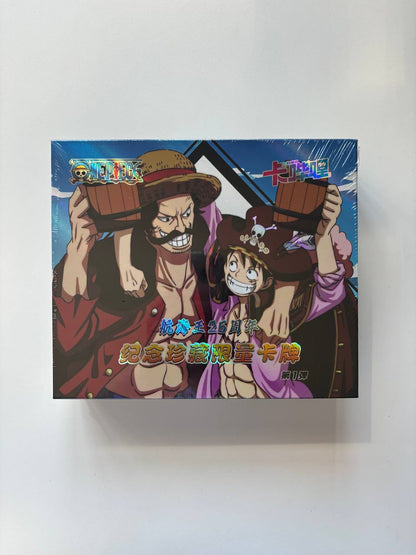 One Piece Limted Edition Gold D. Roger Display Card Box Sealed