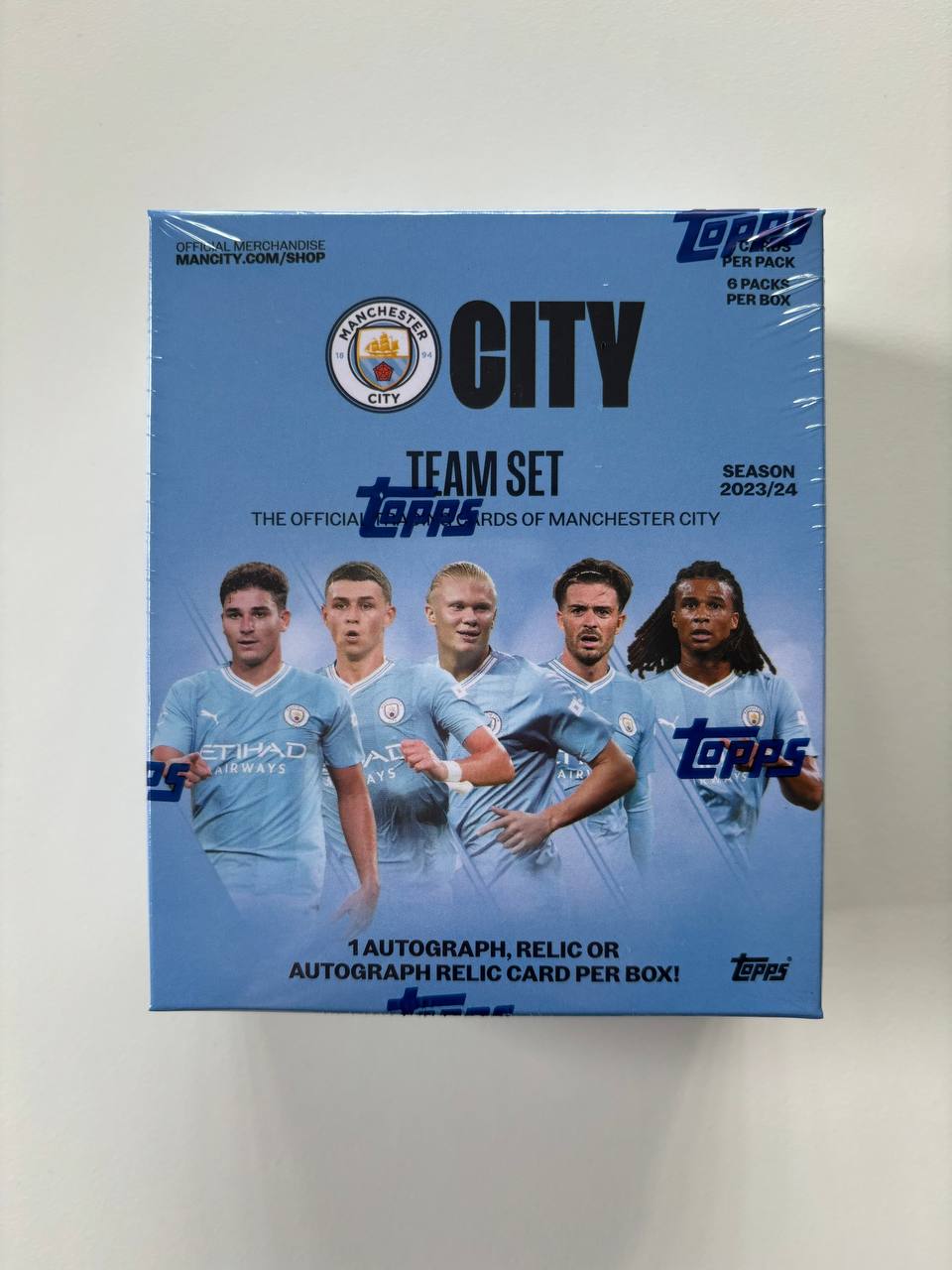 Topps Manchester City Team Set 23/24 Display Box Sealed